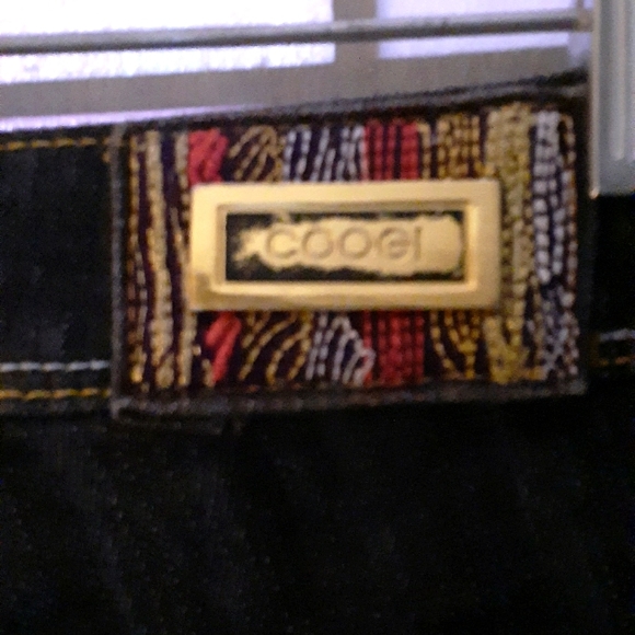 COOGI Jeans with Boho Ethnic Embroidered Pockets - Australian Brand size 14 - Picture 11 of 14